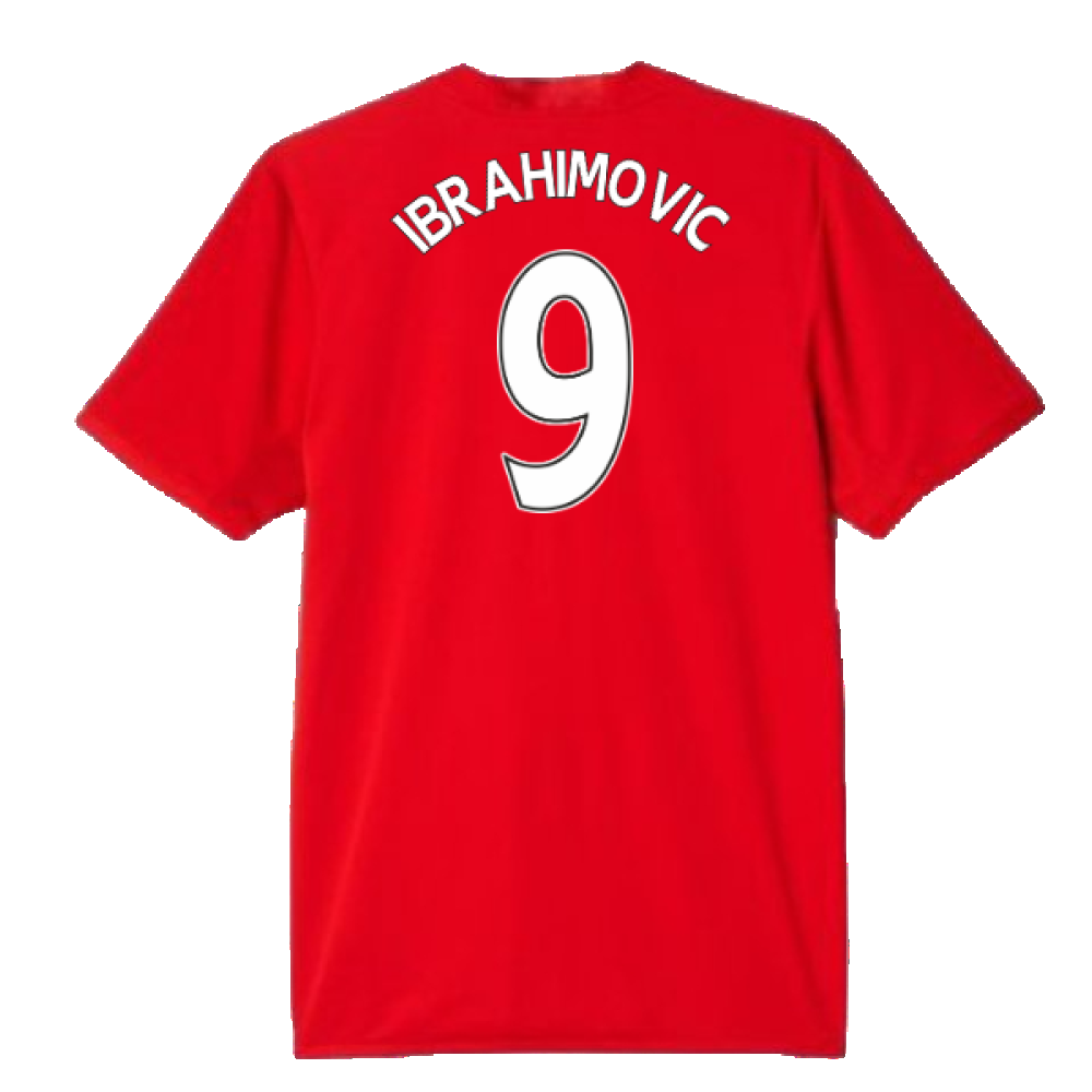 Manchester United 2016-17 Home Shirt (Womens 12) Pogba #6 (Very Good) (Ibrahimovic 9)