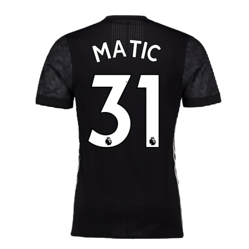 Manchester United 2017-18 Adizero Away Shirt ((Mint) S) (Matic 31)