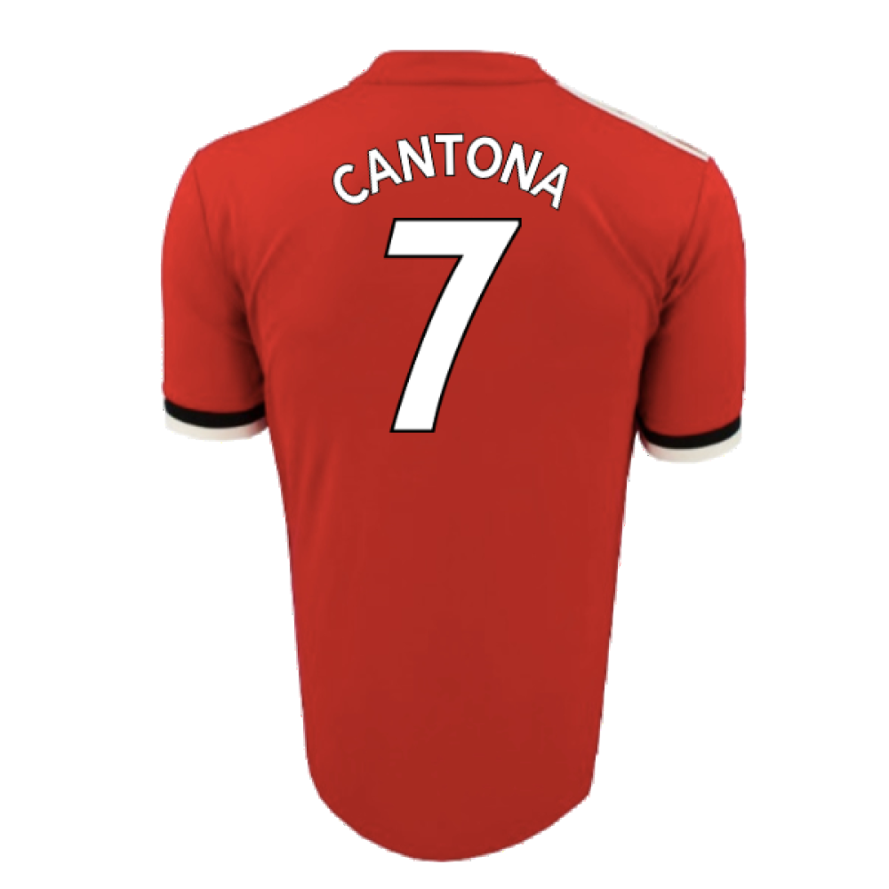 Manchester United 2017-18 Home Shirt (L) (Very Good) (Cantona 7)