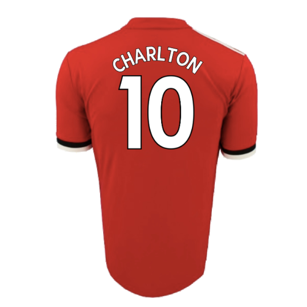 Manchester United 2017-18 Home Shirt (L) (Very Good) (Charlton 10)