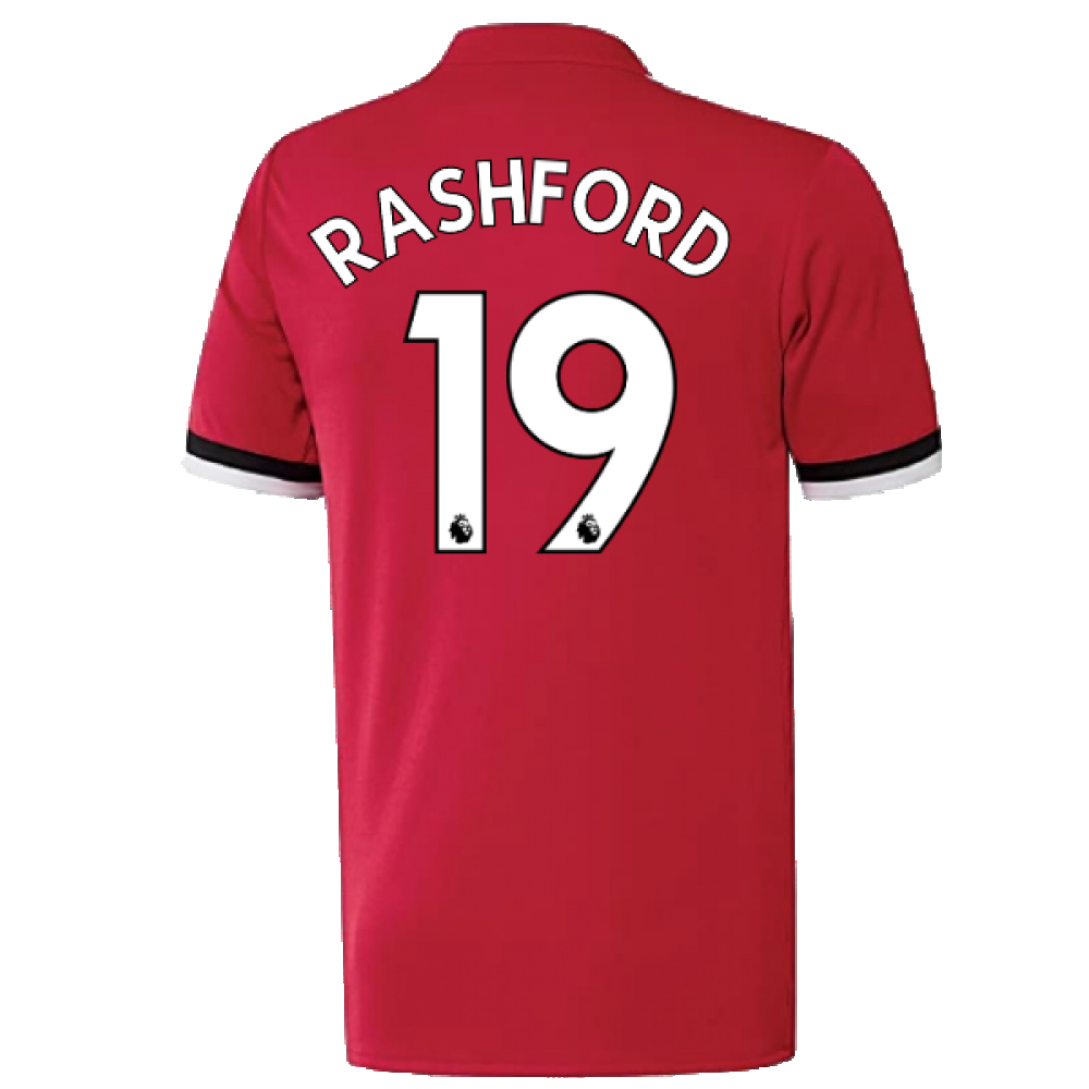 Manchester United 2017-18 Home Shirt ((Excellent) L) (Rashford 19)