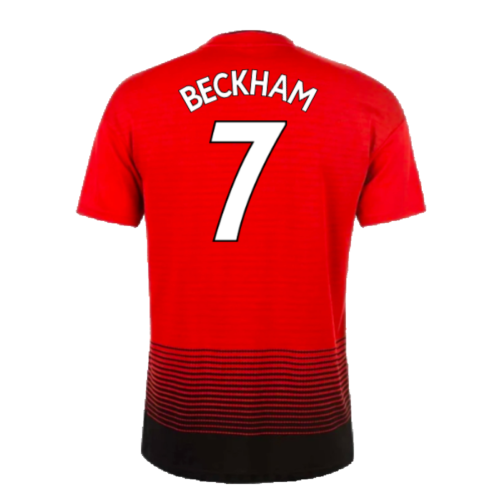 Manchester United 2018-19 Home Shirt (XL) (Excellent) (Beckham 7)