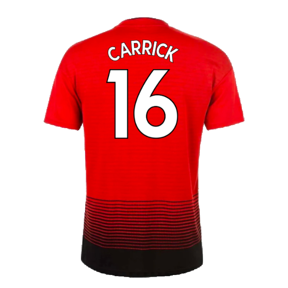 Manchester United 2018-19 Home Shirt (2XL) (Very Good) (Carrick 16)