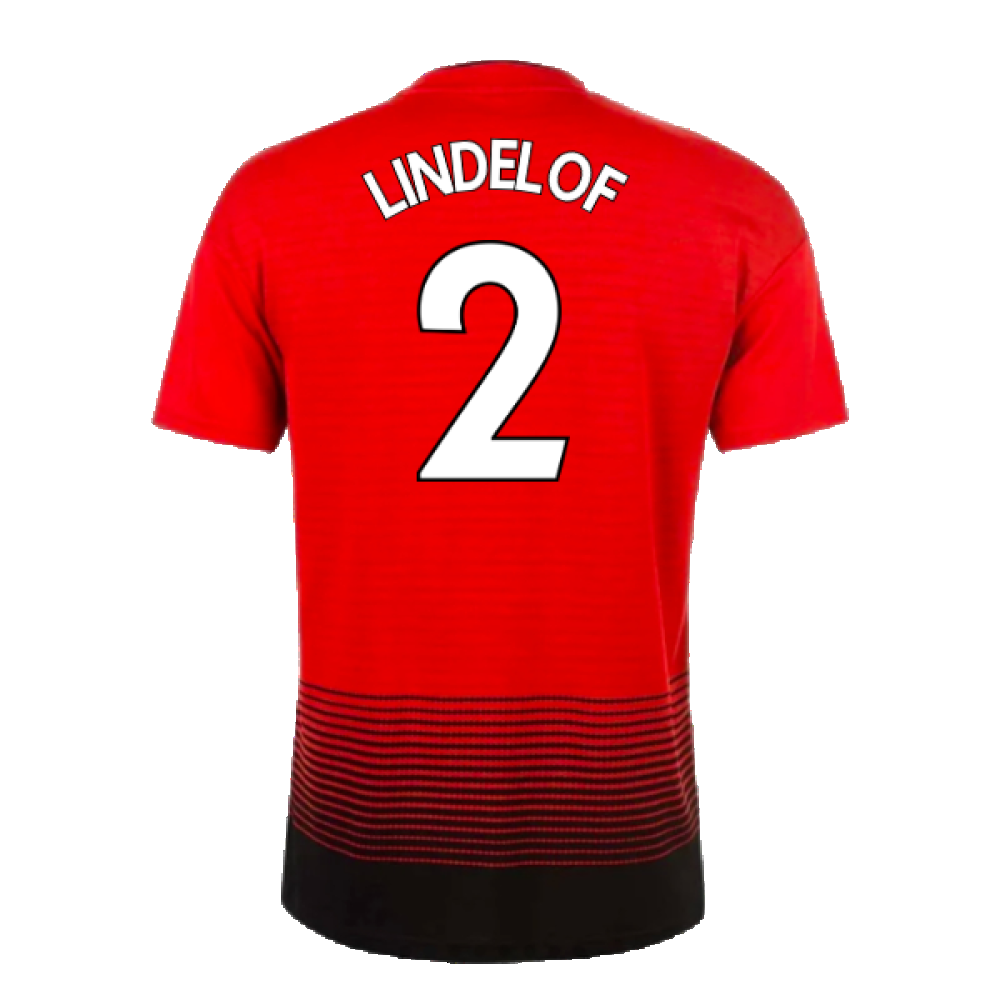 Manchester United 2018-19 Home Shirt (2XL) (Very Good) (Lindelof 2)