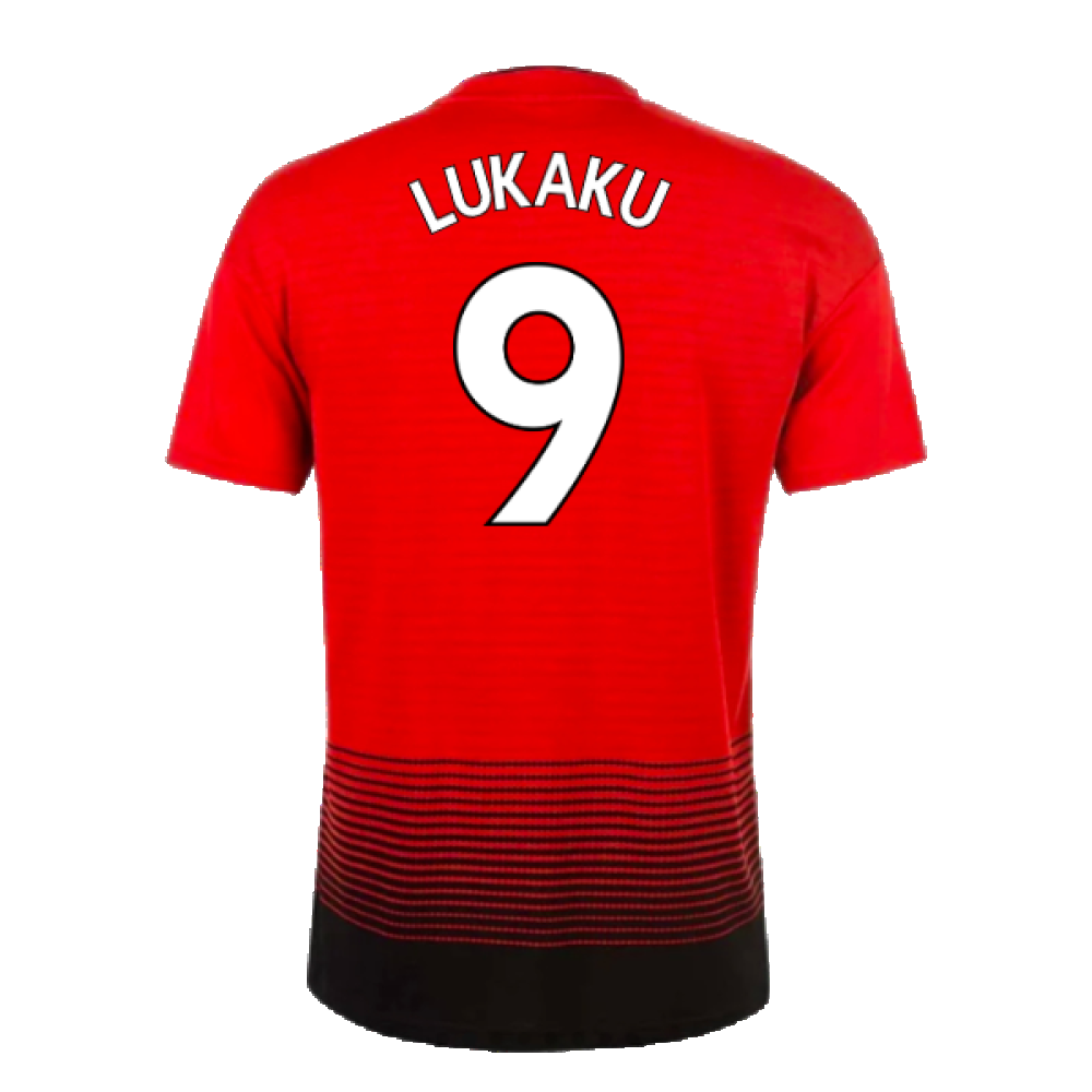 Manchester United 2018-19 Home Shirt (M) (Excellent) (Lukaku 9)