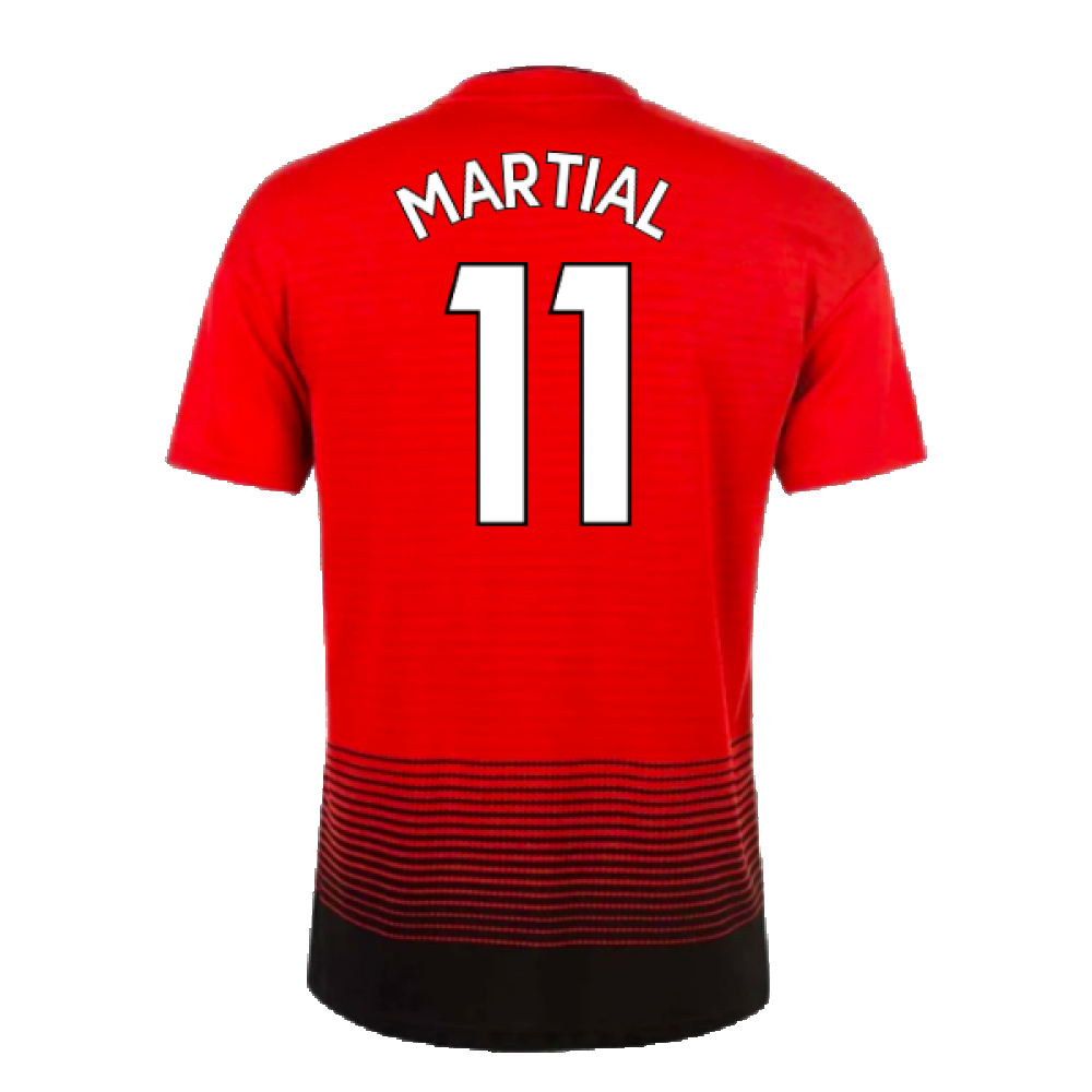 Manchester United 2018-19 Home Shirt (XL) (Good) (Martial 11)