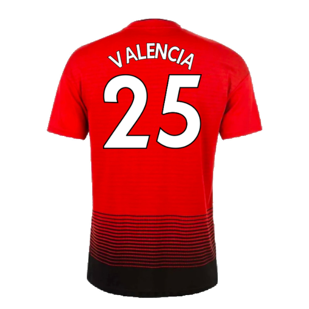 Manchester United 2018-19 Home Shirt - (M) (Excellent) (Valencia 25)