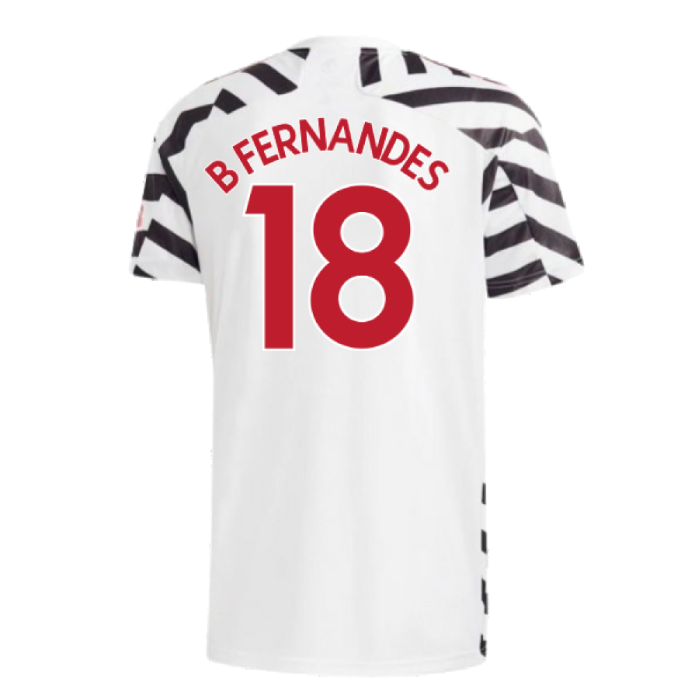 Manchester United 2020-21 Third Shirt (XL) (Good) (B FERNANDES 18)