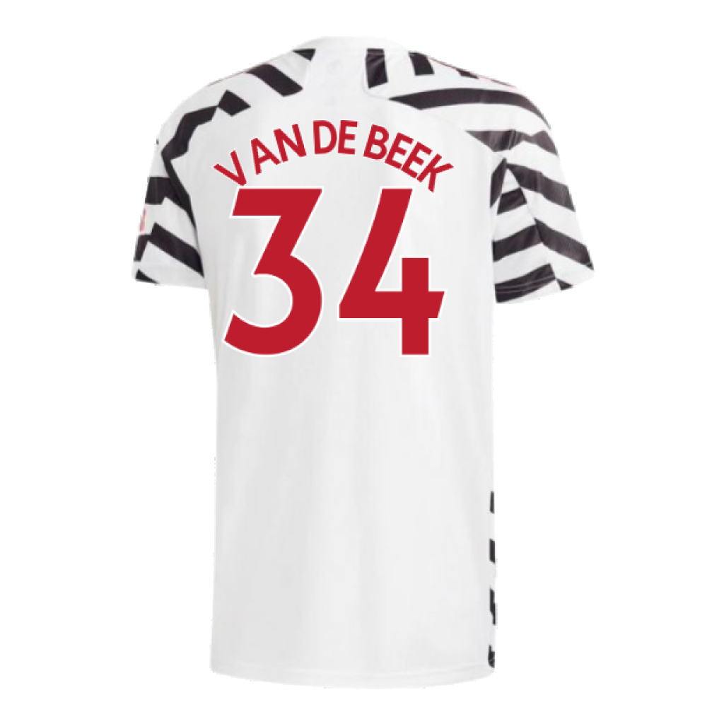 Manchester United 2020-21 Third Shirt (XL) (Good) (VAN DE BEEK 34)