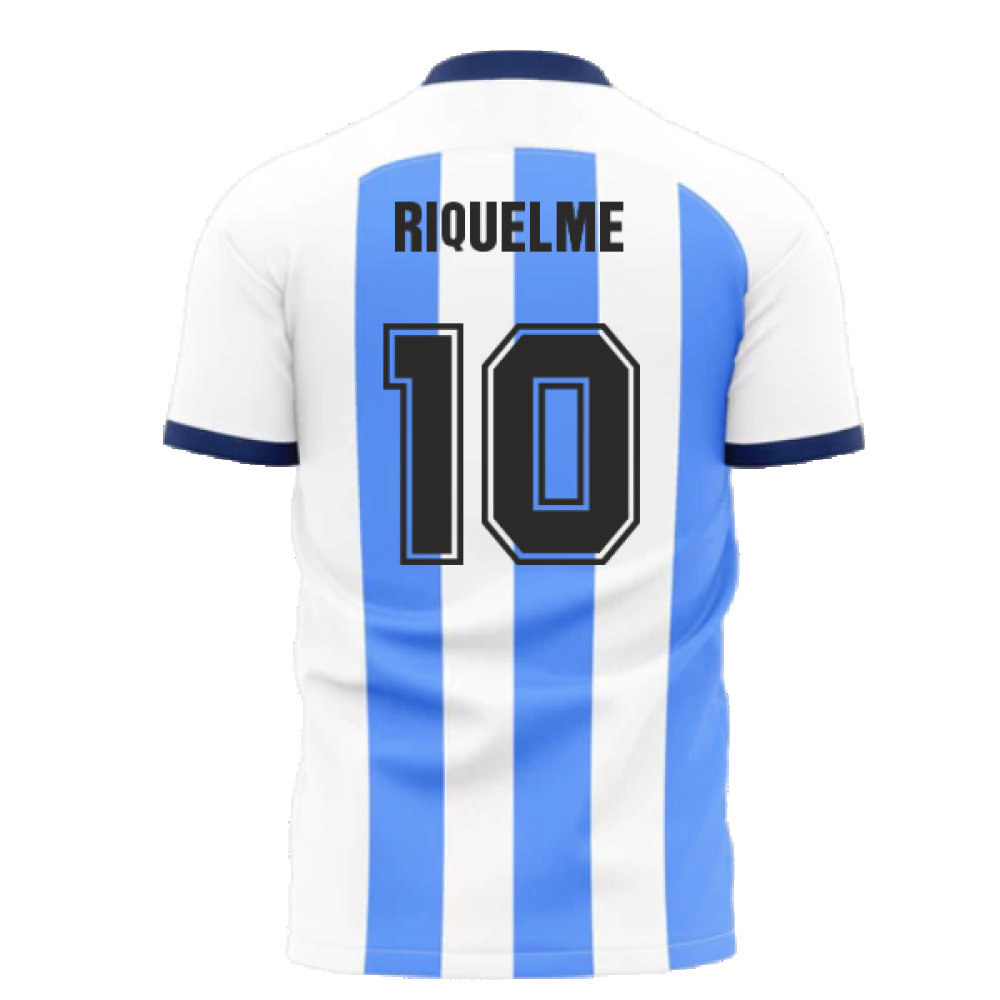 Messi x Maradona Argentina World Cup Tribute Shirt (RIQUELME 10)