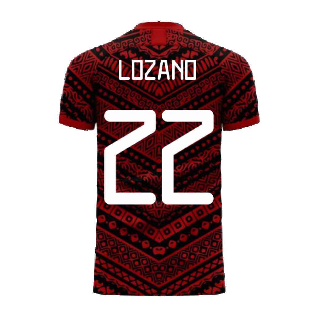 Mexico 2024-2025 Third Concept Football Kit (Libero) (LOZANO 22)