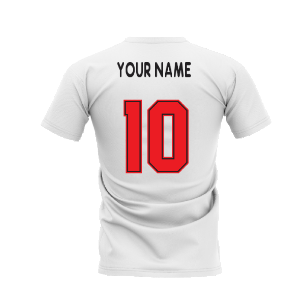 Milano 1995-1996 Retro Shirt T-shirt - Text (White) (Your Name)