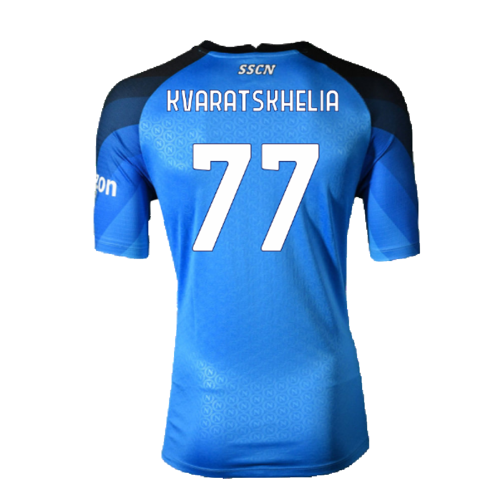 Napoli 2022-23 Home Shirt (M) (Excellent) (Kvaratskhelia 77)