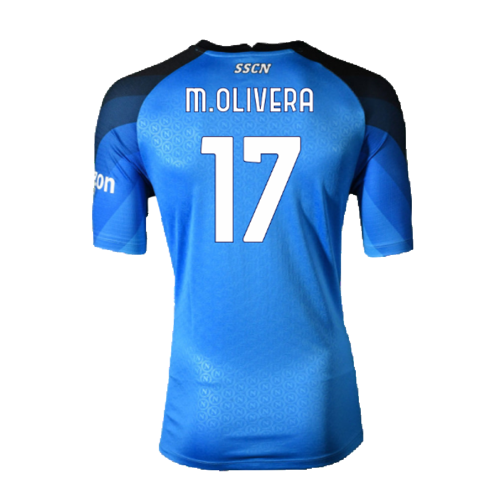 Napoli 2022-23 Home Shirt (M) (Excellent) (M.Olivera 17)