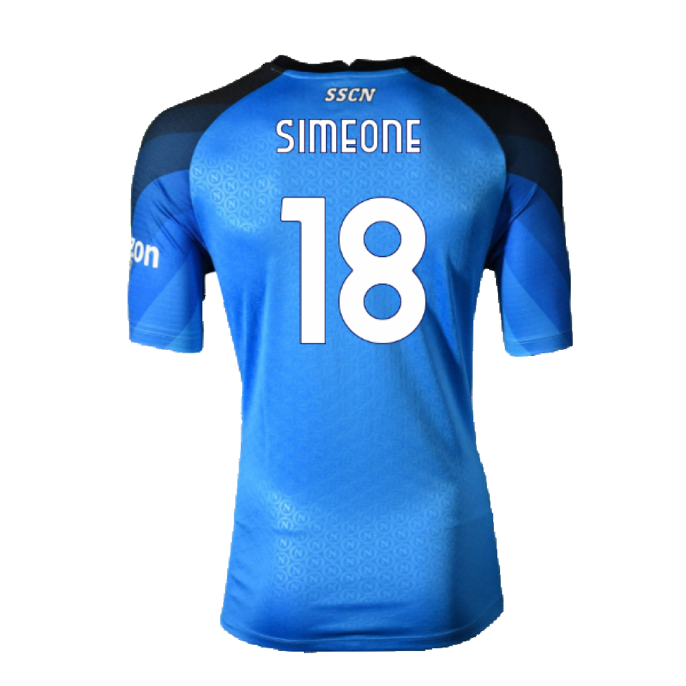 Napoli 2022-23 Home Shirt (XL) (Excellent) (Simeone 18)