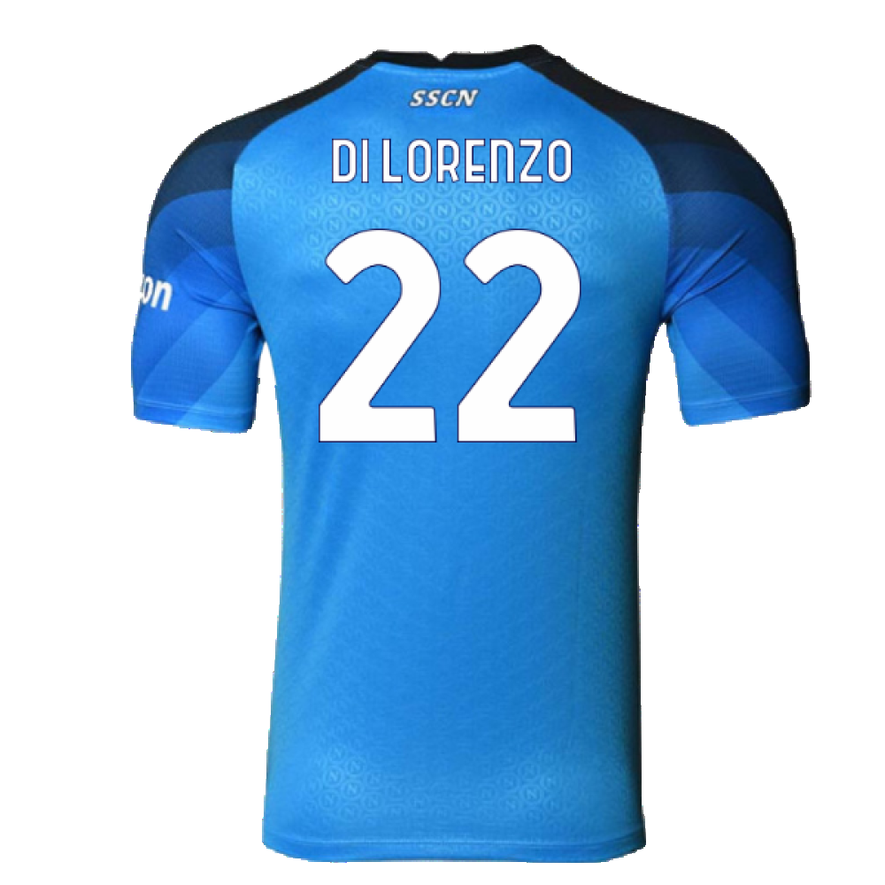 Napoli 2022-23 Player Issue Home Shirt (S) (Very Good) (Di Lorenzo 22)