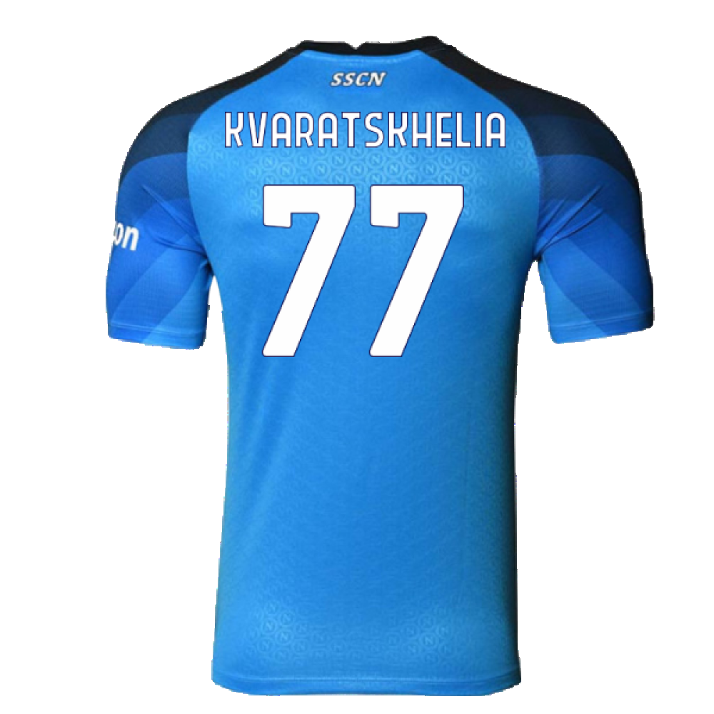 Napoli 2022-23 Player Issue Home Shirt (L) (Very Good) (Kvaratskhelia 77)