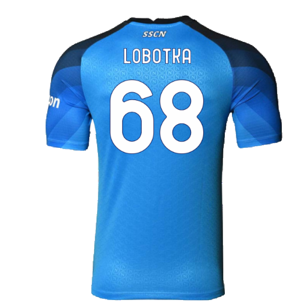 Napoli 2022-23 Player Issue Home Shirt (XXL) (Excellent) (Lobotka 68)