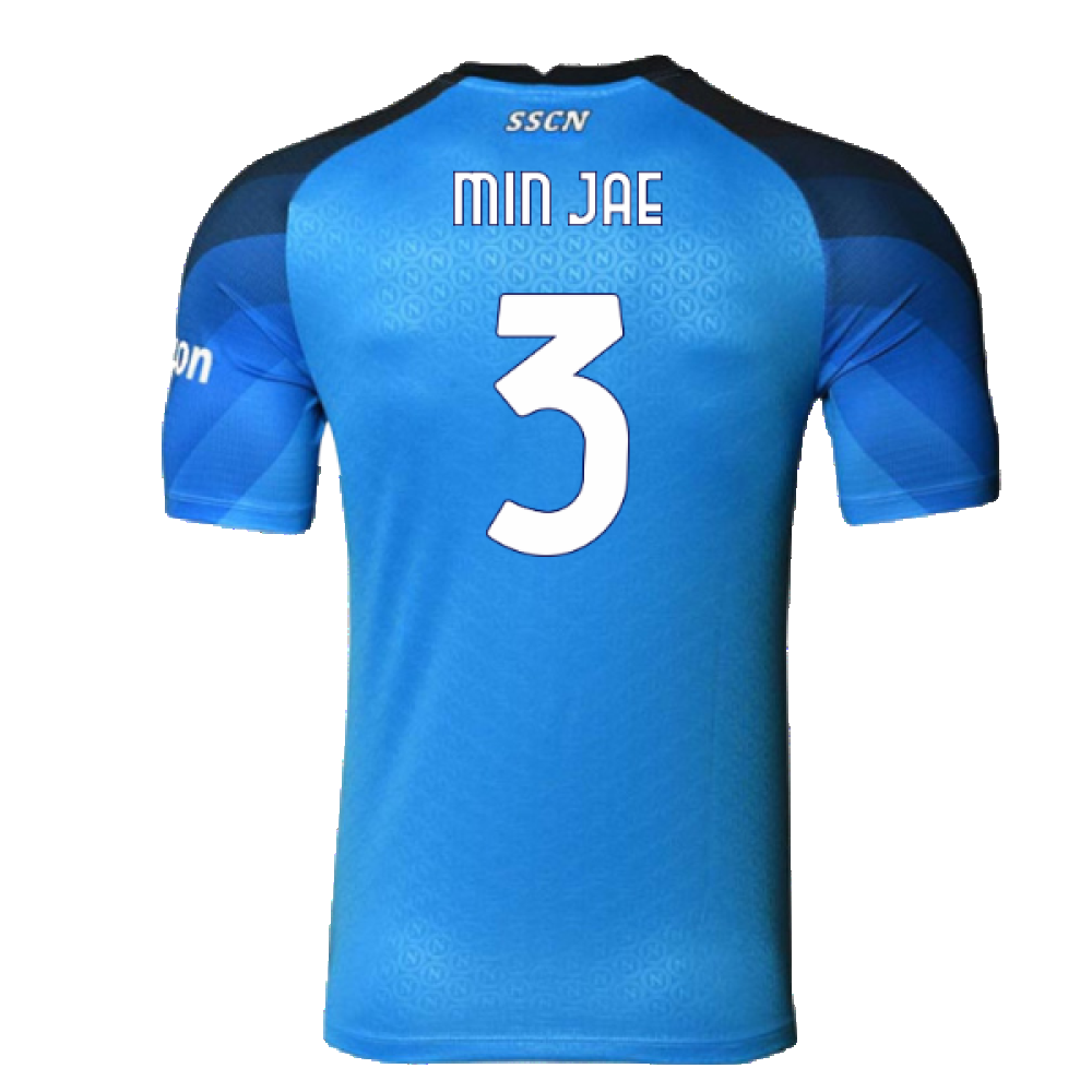 Napoli 2022-23 Player Issue Home Shirt (XL) (Excellent) (Min Jae 3)