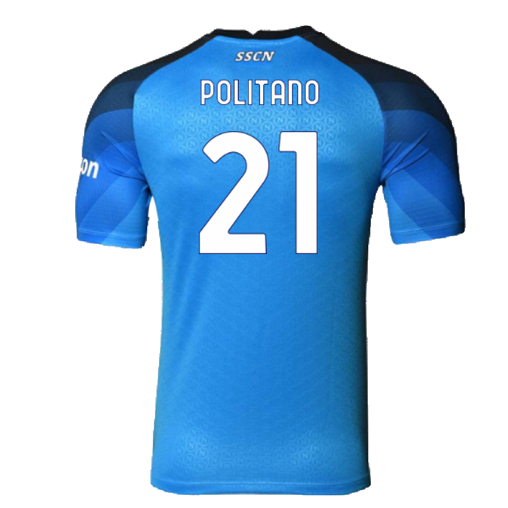 Napoli 2022-23 Player Issue Home Shirt (S) (Excellent) (Politano 21)