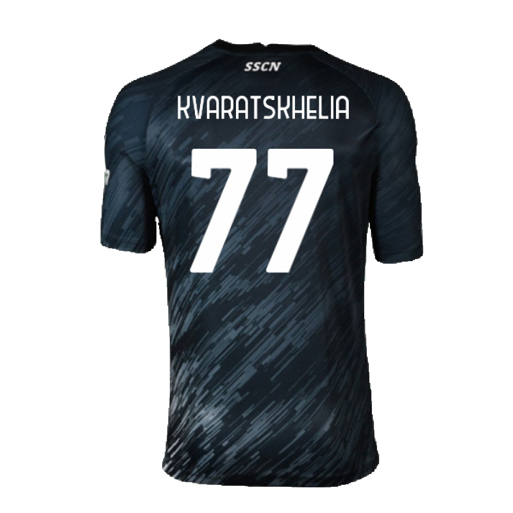 Napoli 2022-23 Third Shirt (L) (Good) (Kvaratskhelia 77)