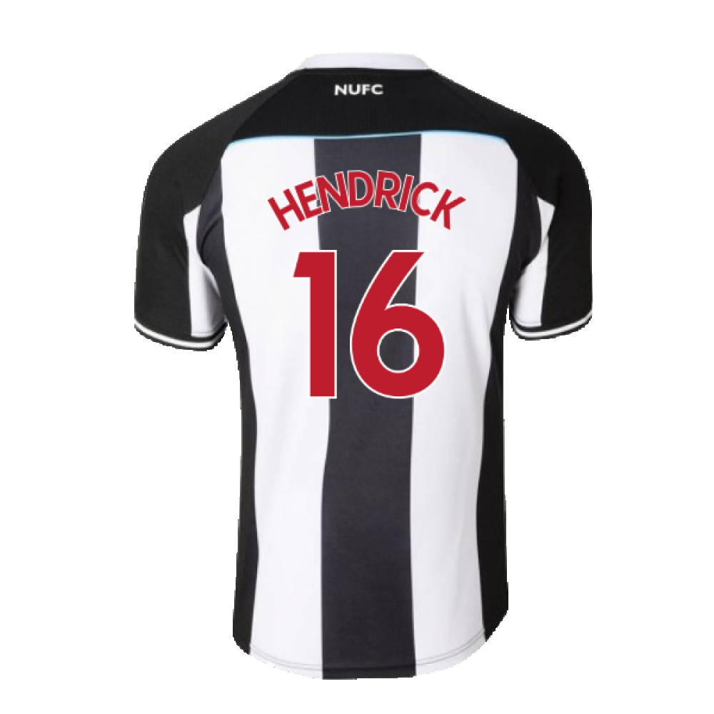 Newcastle United 2021-22 Home Shirt (M) (Mint) (HENDRICK 16)