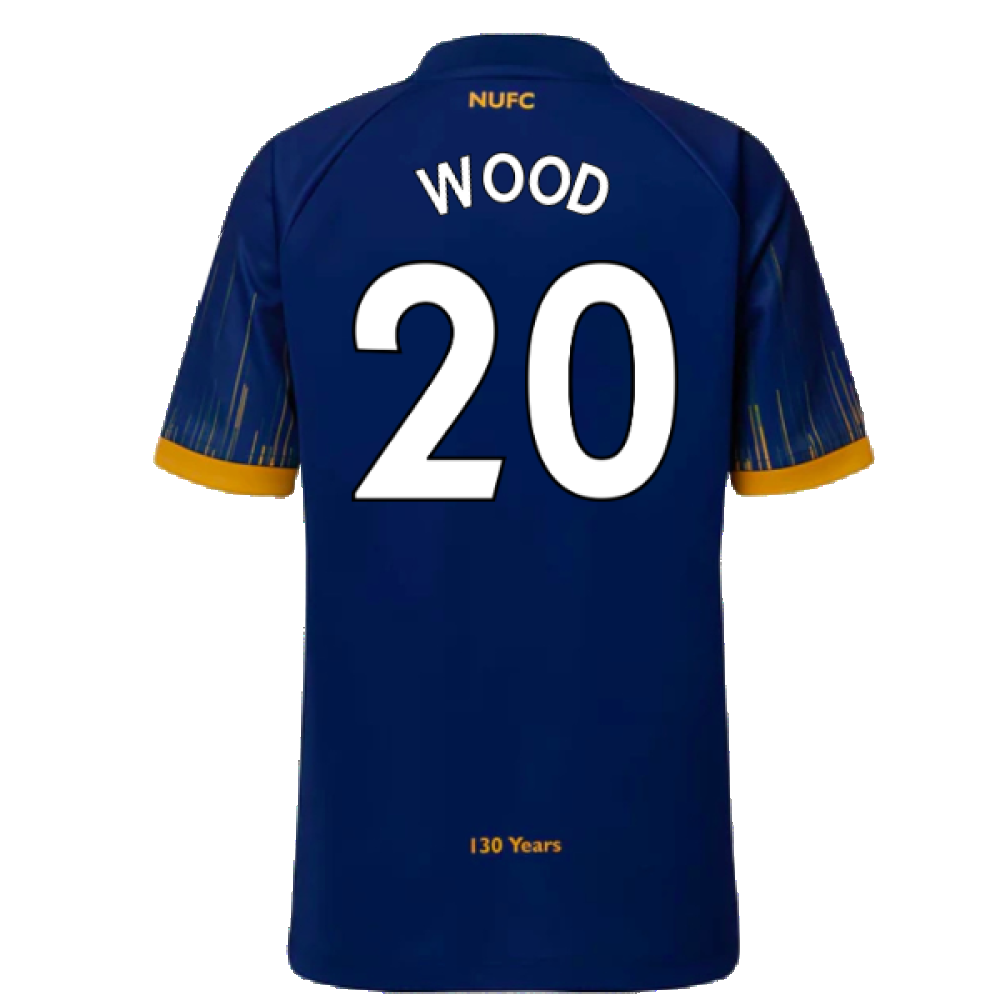 Newcastle United 2022-23 Away Shirt (Sponsorless) (XL) (Excellent) (WOOD 20)