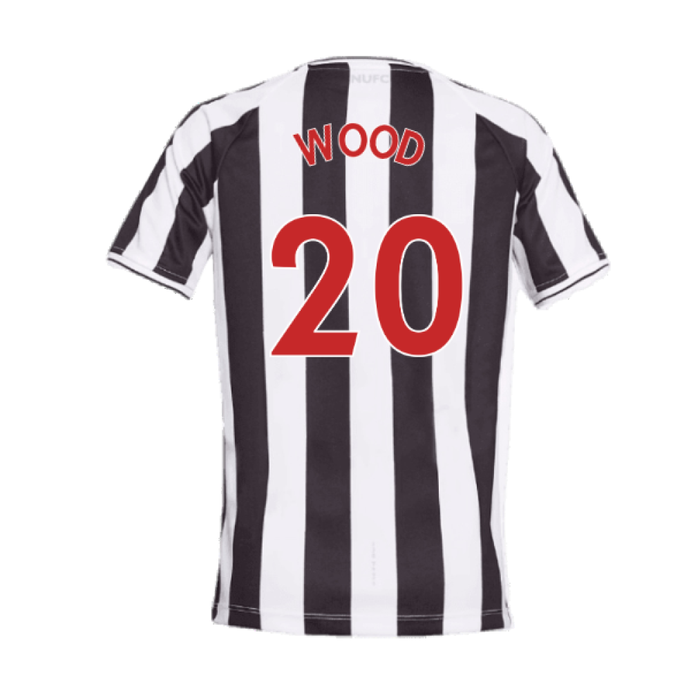 Newcastle United 2022-23 Home Shirt (Sponsorless) (L) (Excellent) (WOOD 20)