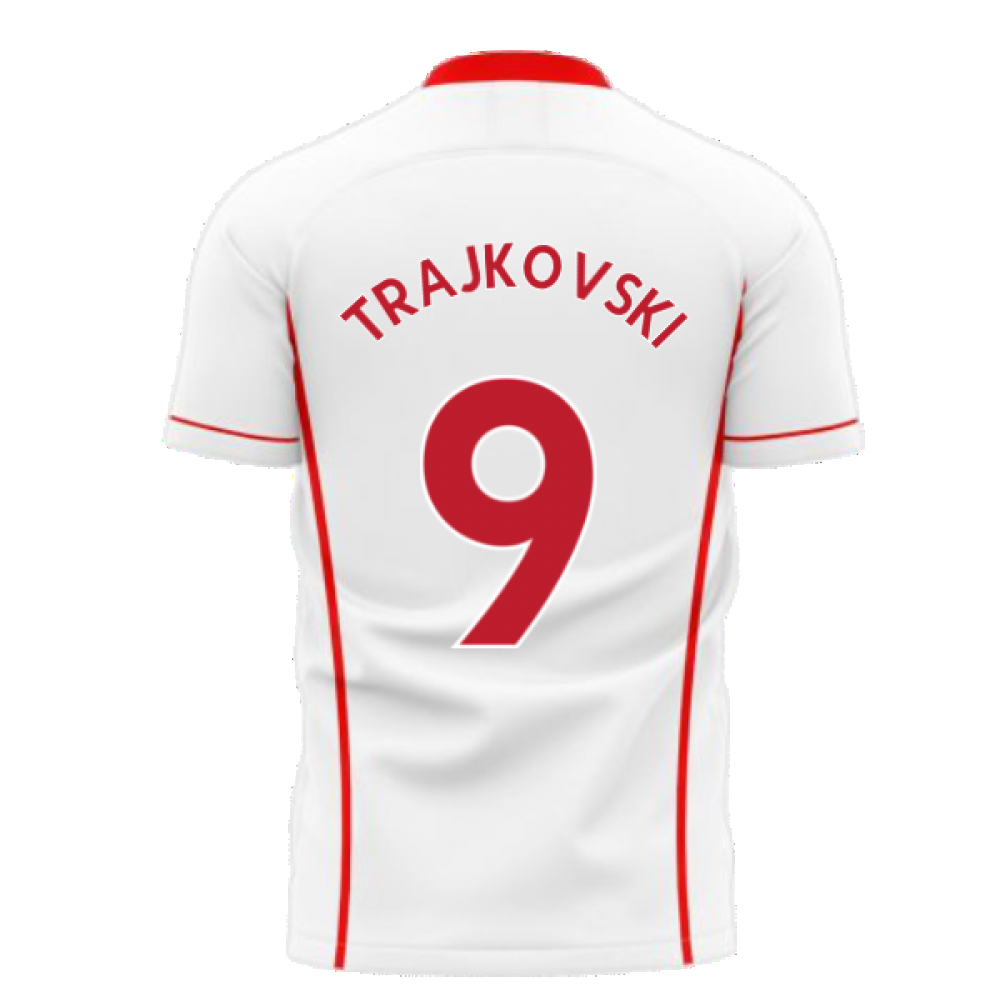  North Macedonia 2024-2025 Away Concept Shirt (Libero) (TRAJKOVSKI 9)