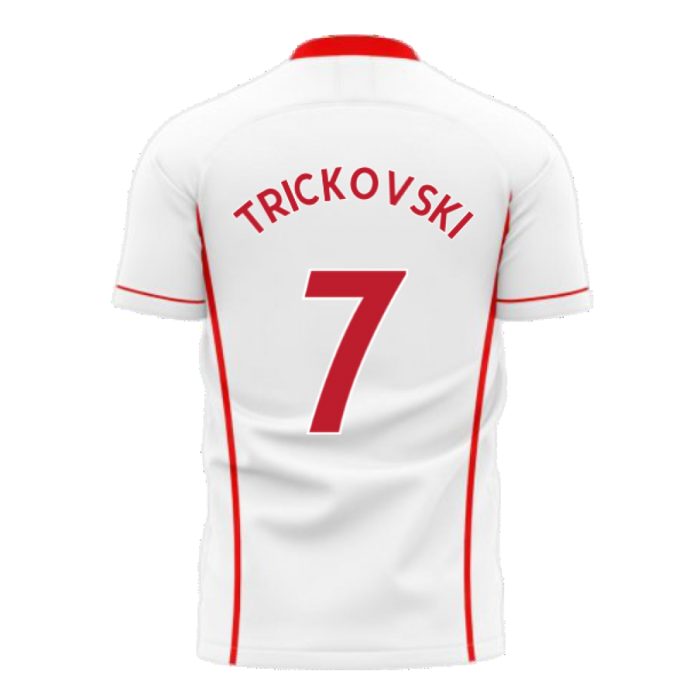  North Macedonia 2024-2025 Away Concept Shirt (Libero) (TRICKOVSKI 7)