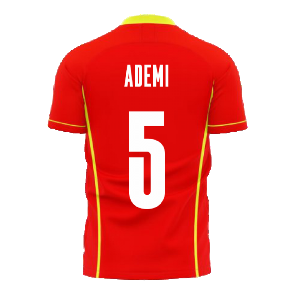  North Macedonia 2024-2025 Home Concept Shirt (Libero) (ADEMI 5)