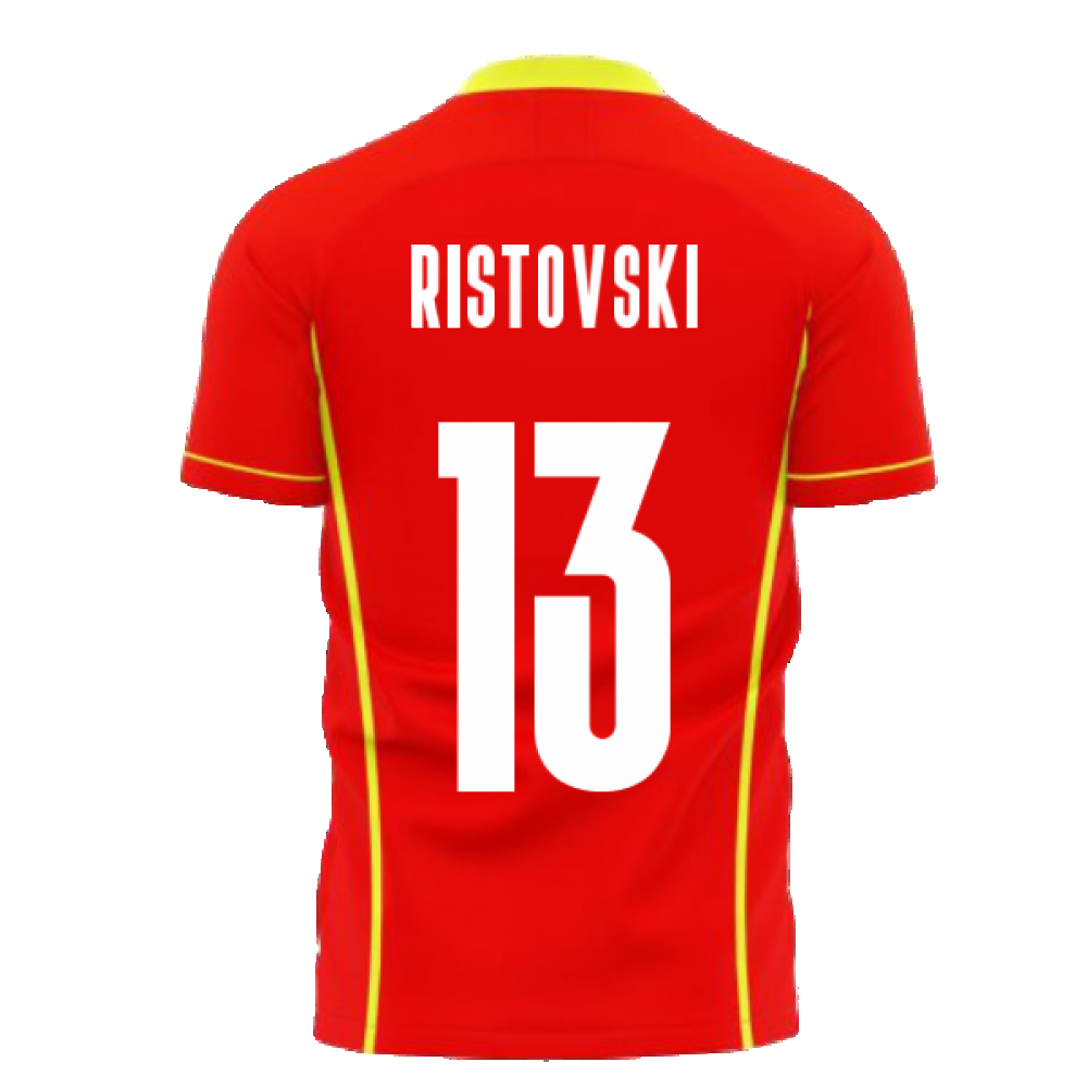  North Macedonia 2024-2025 Home Concept Shirt (Libero) (RISTOVSKI 13)