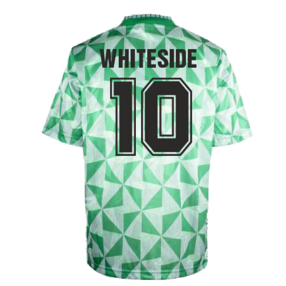 Northern Ireland 1990 Home Retro Shirt (Whiteside 10)