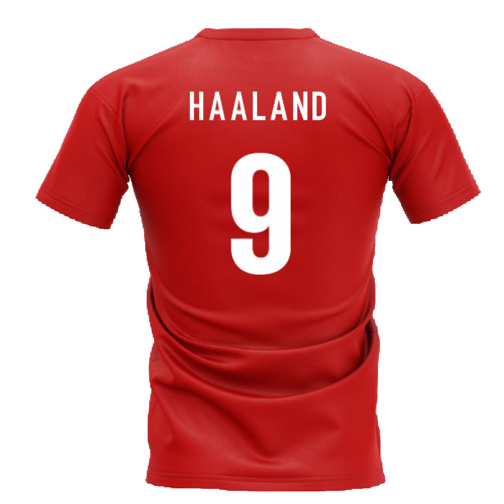 Norway Team T-Shirt - Red (Haaland 9)