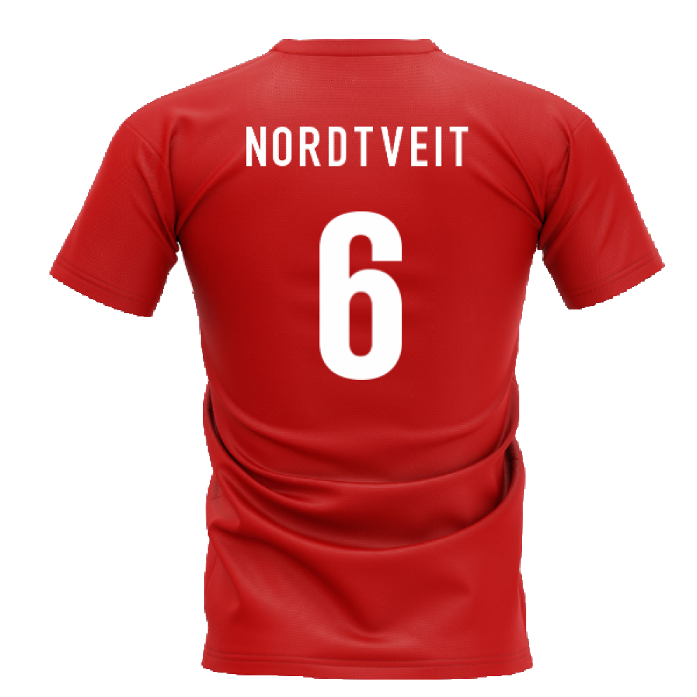 Norway Team T-Shirt - Red (Nordtveit 6)