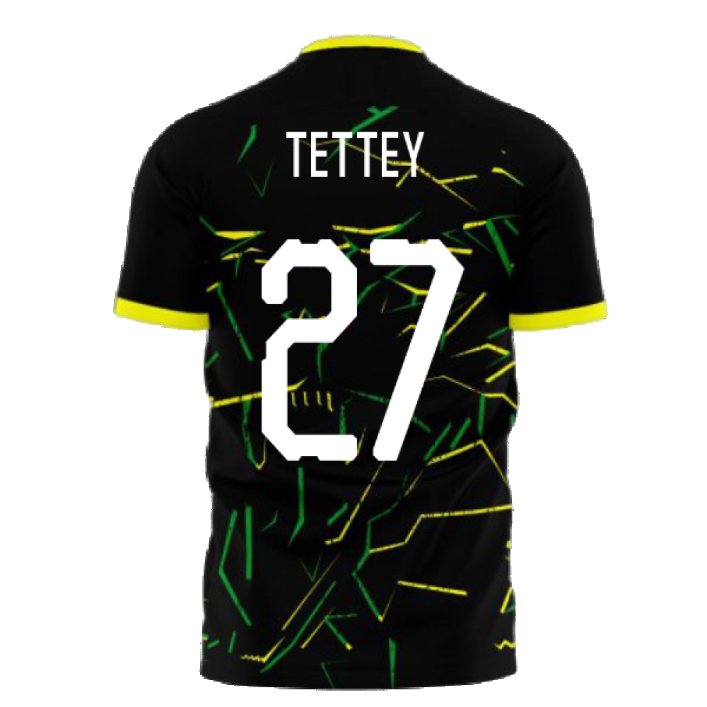 Norwich 2025-2026 Away Concept Football Kit (Libero) (Tettey 27)