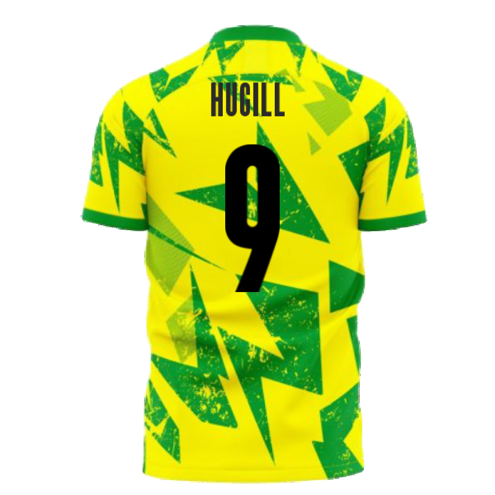 Norwich 2024-2025 Home Concept Football Kit (Libero) (Hugill 9)