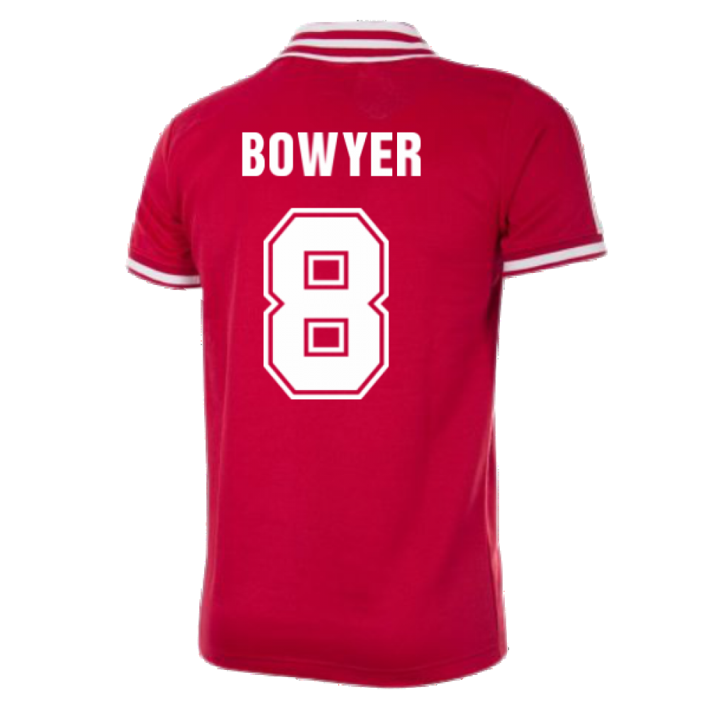 Nottingham Forest 1976-1977 Retro Football Shirt (Bowyer 8)