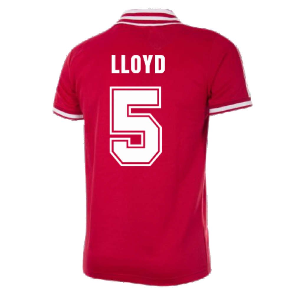 Nottingham Forest 1976-1977 Retro Football Shirt (Lloyd 5)