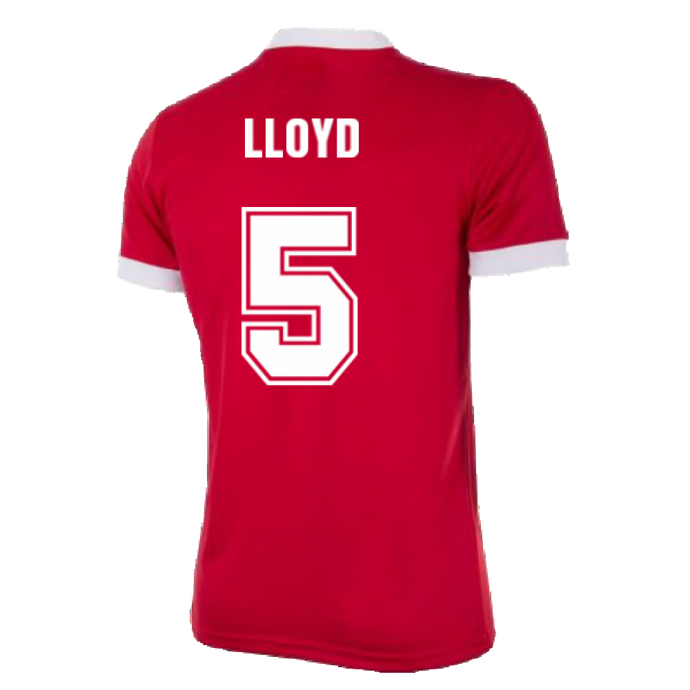 Nottingham Forest 1979 European Cup Final Retro Football Shirt (Lloyd 5)