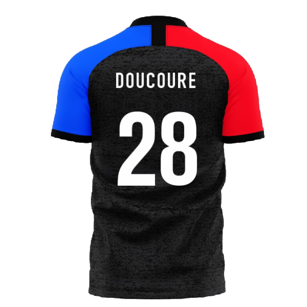 Palace 2024-2025 Away Concept Football Kit (Libero) (DOUCOURE 28)