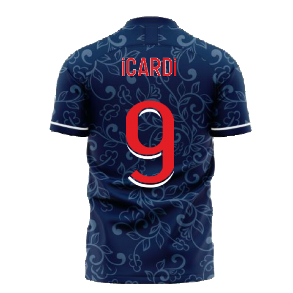 Paris 2024-2025 Home Concept Football Kit (Libero) (ICARDI 9)