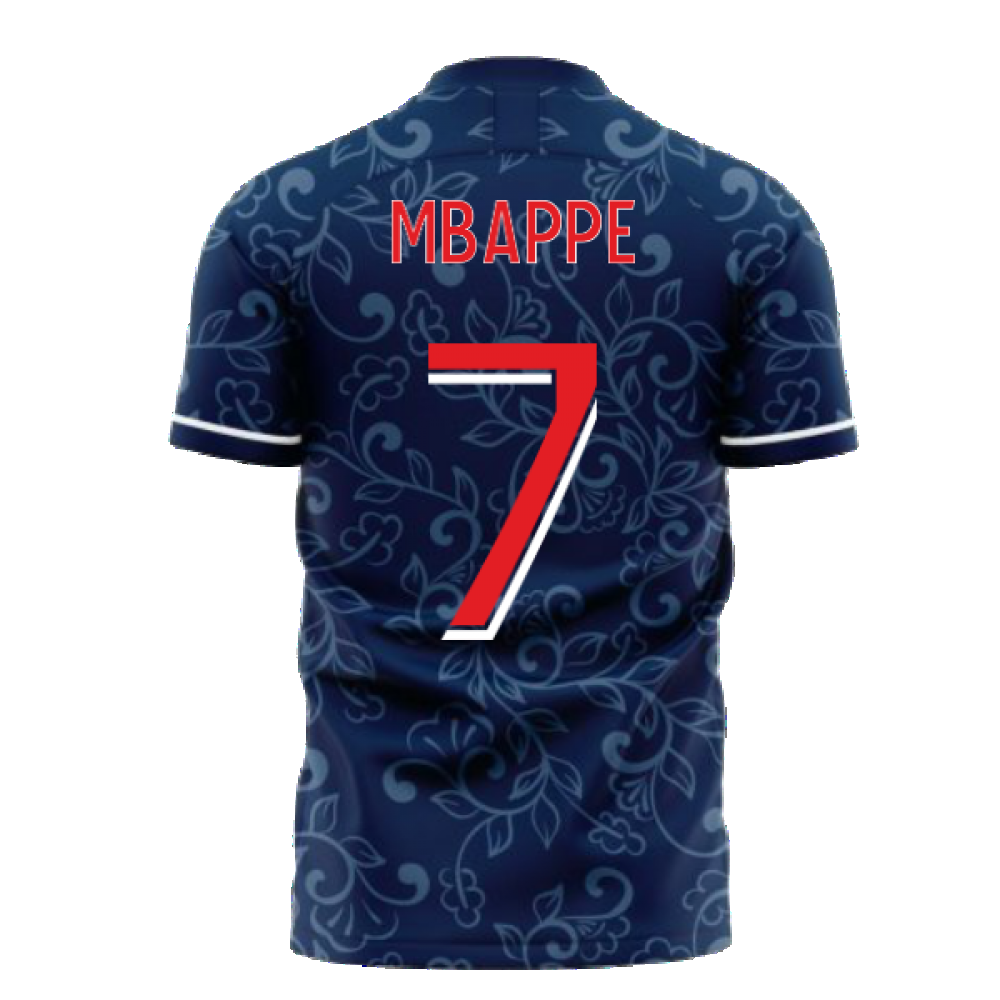 Paris 2024-2025 Home Concept Football Kit (Libero) (MBAPPE 7)