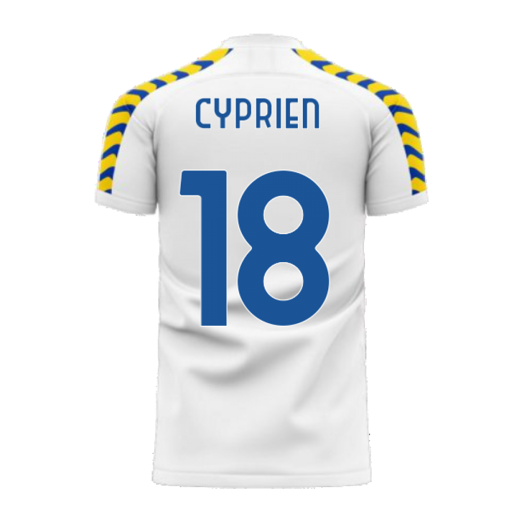 Parma 2024-2025 Home Concept Football Kit (Libero) (CYPRIEN 18)