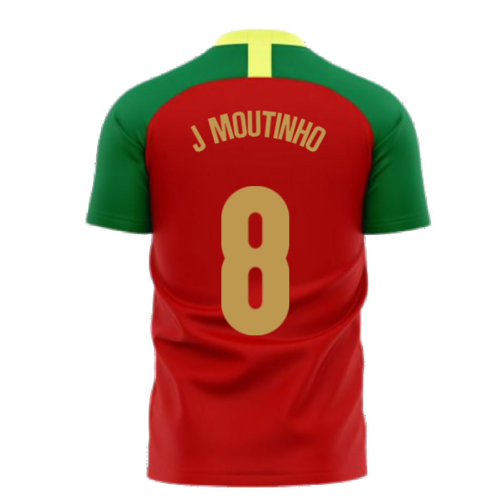 Portugal 2024-2025 Home Concept Football Kit (Airo) (J.Moutinho 8)