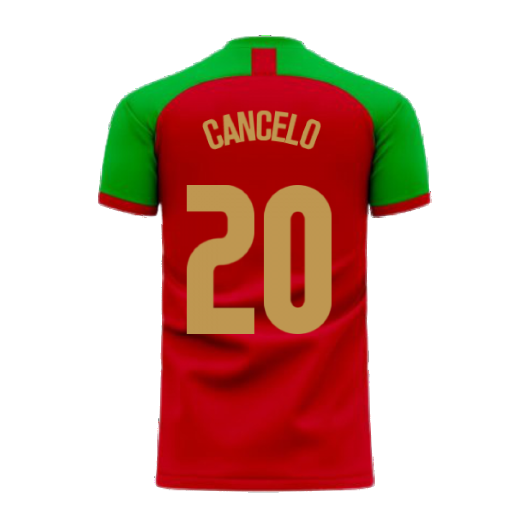 Portugal 2020-2021 Home Concept Football Kit (Fans Culture) (Cancelo 20)