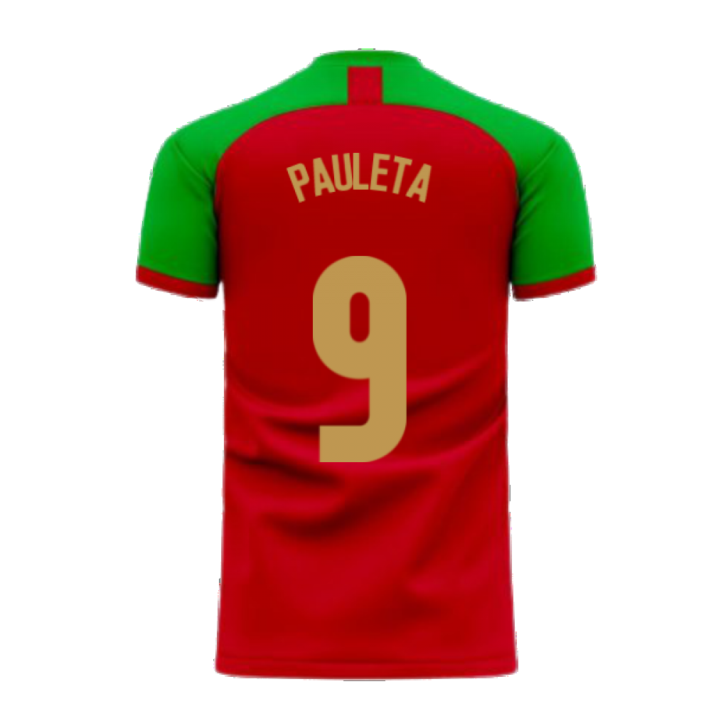 Portugal 2020-2021 Home Concept Football Kit (Fans Culture) (PAULETA 9)