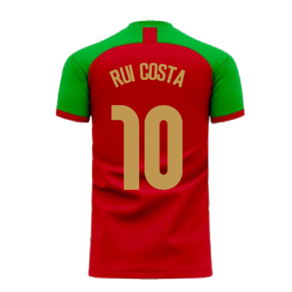 Portugal 2020-2021 Home Concept Football Kit (Fans Culture) (RUI COSTA 10)