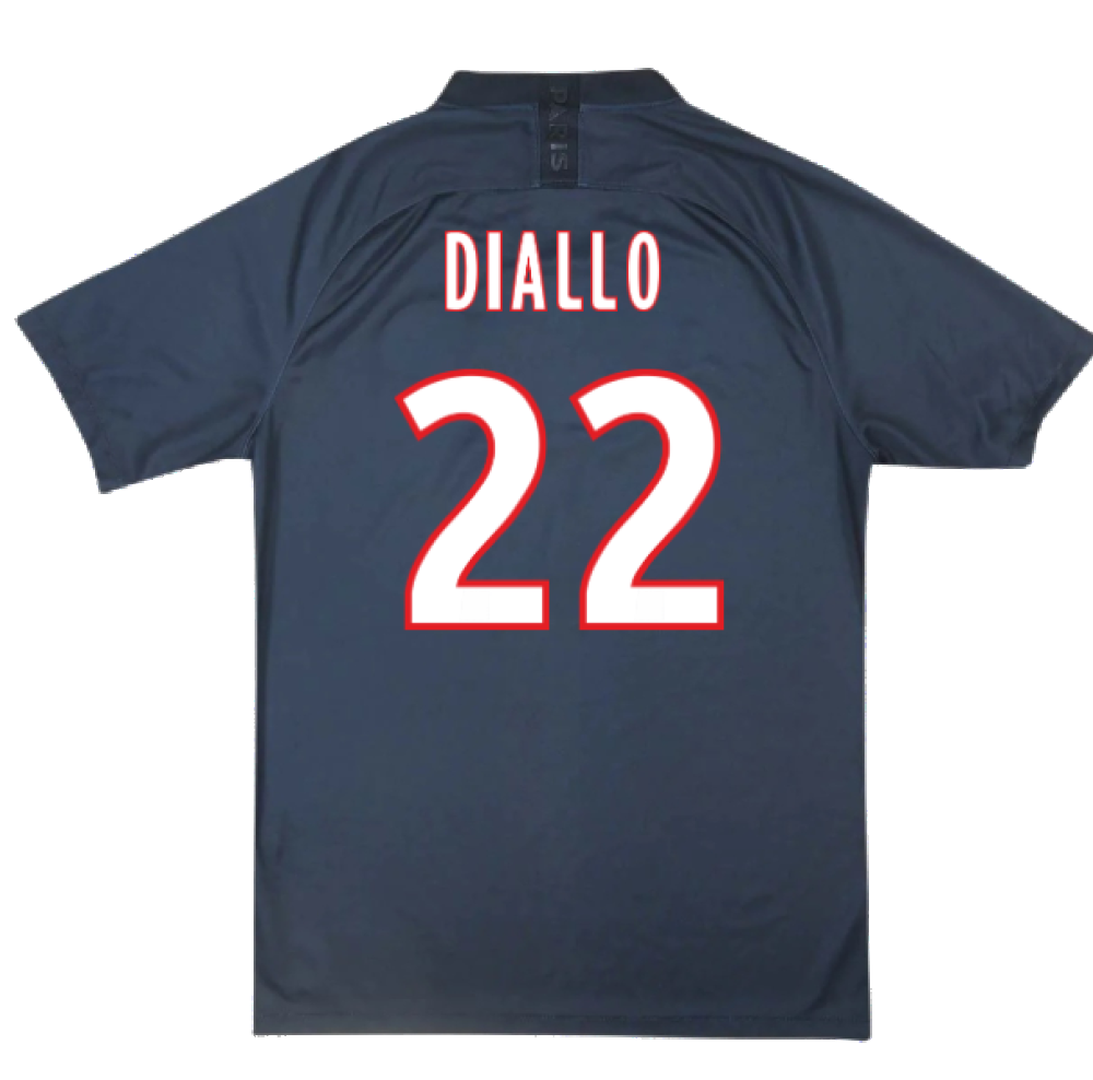 PSG 2019-20 Fourth Shirt (S) (Diallo 22) (BNWT)