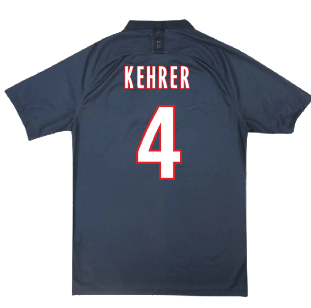 PSG 2019-20 Fourth Shirt (S) (KEHRER 4) (BNWT)